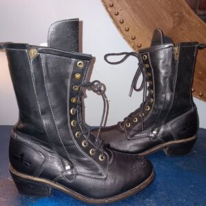 J SHOE  vintage combat boots